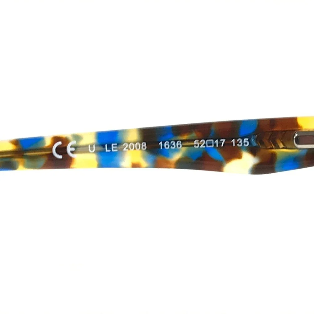 Third Culture Eyeglasses Frames LE 2008 1636 Black Tortoise Square 52-17-135